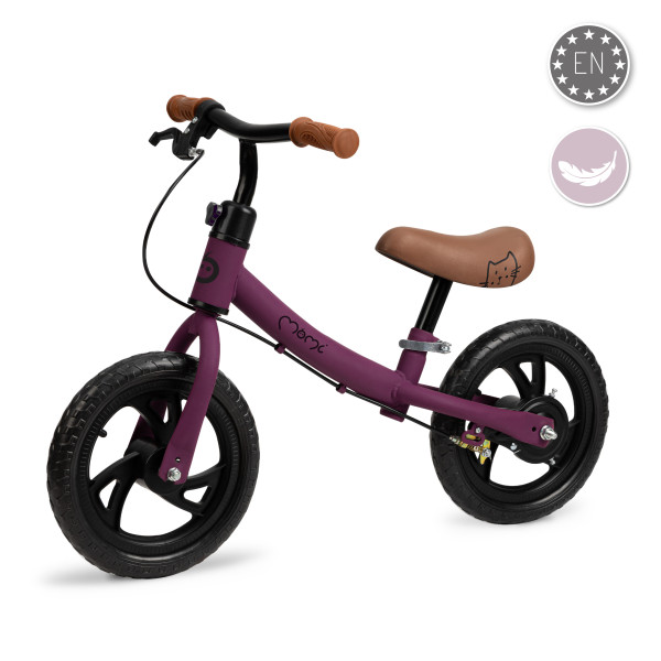 Momi Breki Balance bike Purple sa ručnom kočnicom