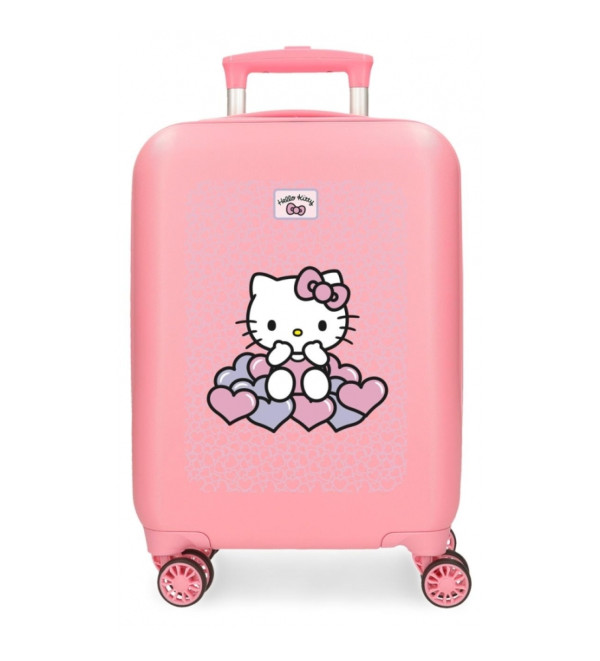 Dečiji kofer ABS 50cm Joumma Hello Kitty Hearts&Dots  Pink (2031341)