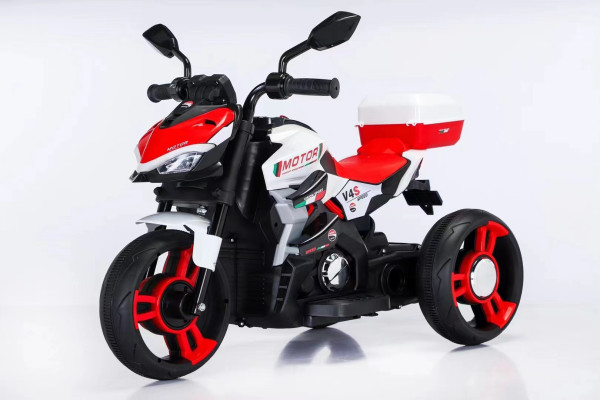 Dečiji motor na akumulator 6V SPEEDY - Crveno-Beli SM-24307C